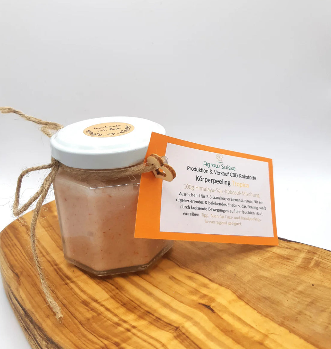 Veganes Körperpeeling