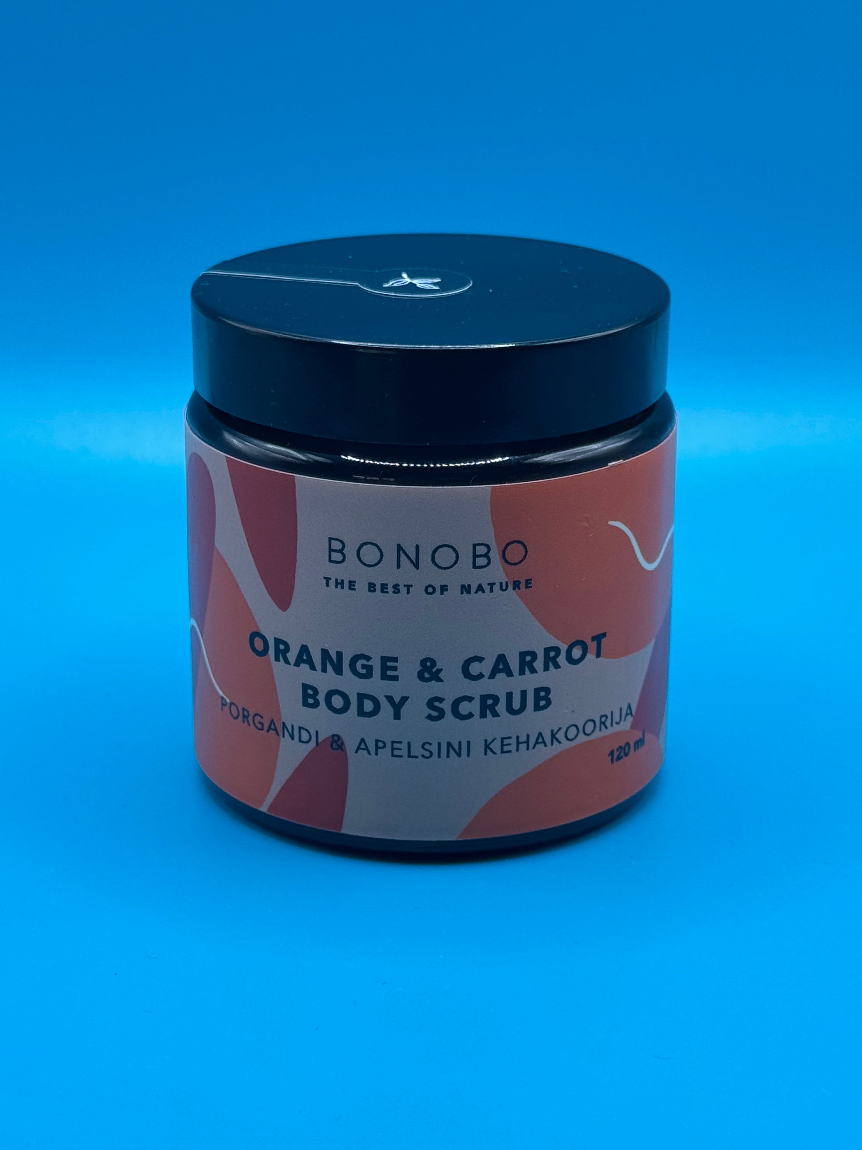 Orange & Carrot Body Scrub Natürliches Peeling für strahlende Haut