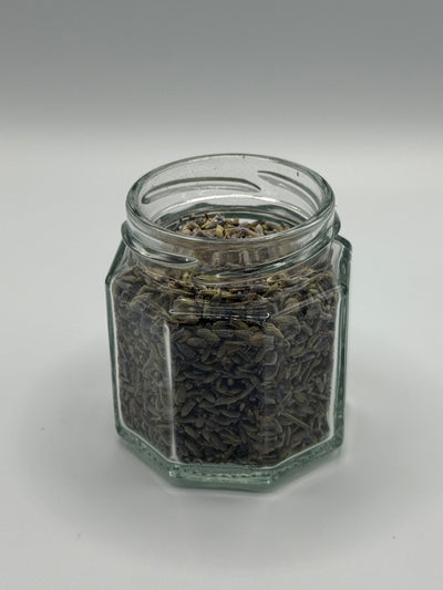 Bio Lavendelblüten im Glas