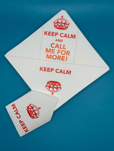 Snow Seals Wachspapier Verpackungspapier - Agrow Suisse Keep Calm
