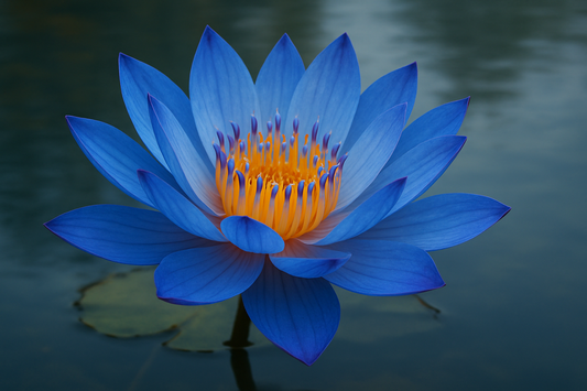 Blüte Blauer Lotus